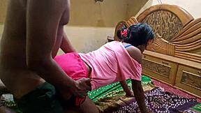 desi bride bends for rough ranch doggy with monster cock
