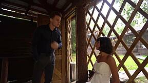 did the bride sneak a quickie fuck right after vows?