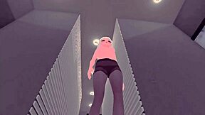 imagine giants towering in linda's huge pantyhose home world?