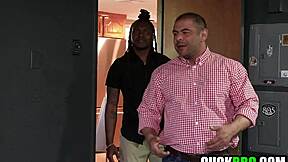 hey cuckold hubby watch those black contractors destroy your wifes ass?