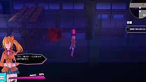 playing gal and chainsaw eroge demo with mikoto yotsunomiya feels so real lol