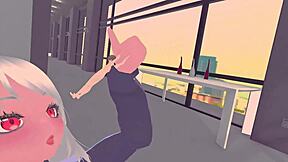 imagine giants towering in linda's huge pantyhose home world?