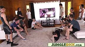 as young busty ebony i take 15 white cocks in wild blowbang jenna j foxx