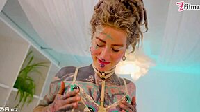 damn bbc owns that alt goth babe balls deep in ass atm facial finish