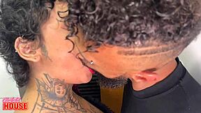 Skinny Brazilian Girlfriend Fucks Cuckold Boyfriend And Friend Doggystyle