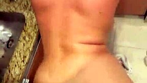 dani valentina's latina tits bounce as big black cock creampies her pussy pov before dinner