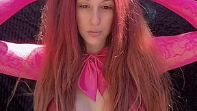 hey, check out this italian milf artemisia love in bikini puffing a cigarette outdoors