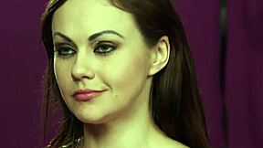 master bind this british babe for intense bdsm facial cumshot