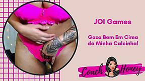 Pink Panties Soak Up Your Jerk Off Instructions Game Cum