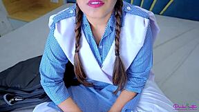 Teacher Pounds 18-Year-Old Virgin Student's Fat Juicy Hairy Pussy Hardcore in Hindi Dirty Talk!