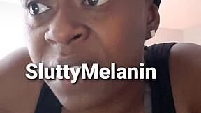 ebony milf deals with penile yeast infection up close