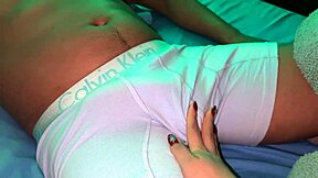 Athletic father-in-law licks shaved tight wet pussy before fucking hard