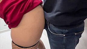 whoa office bathroom bang with tall big ass secretary creampie!! 🔥🍑💦