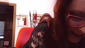 Beautiful Italian Stepmother's Crazy Desk Orgasms