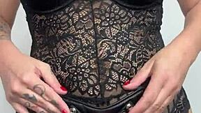 worship my big curvy mommy tits n cock while i stroke ur lil thing w strap-on??