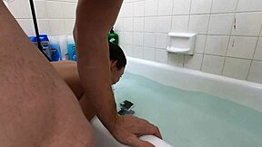 candy cruise gags on cock in pool then gets extreme deepthroat pounding