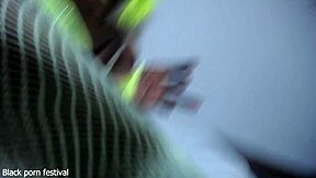 man, this horny black chick's close-up pussy takes that dildo so deep... you gotta see it stretch!