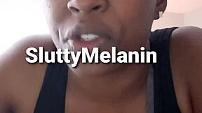 ebony milf deals with penile yeast infection up close