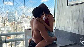 husband couldnt resist watching another fuck me so he joined the juicy action