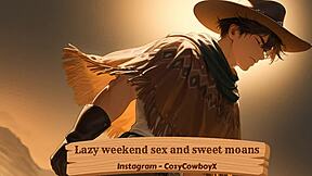 hey check out this tender moaning session with the muscular boyfriend type guy