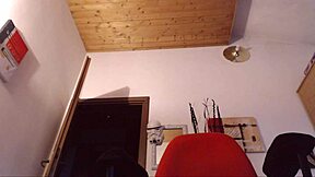 Beautiful Italian Stepmother's Crazy Desk Orgasms