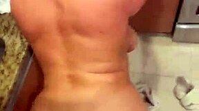 dani valentina's latina tits bounce as big black cock creampies her pussy pov before dinner