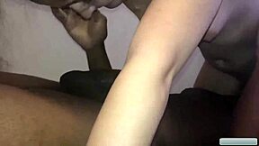 black monster cock slides into tight pink pussy slowly