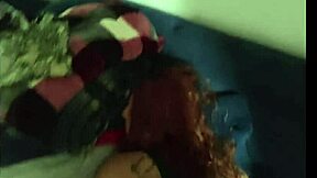 my wife sucks my cock like vacuum deepthroat then i pound her latina pussy till cum explosion