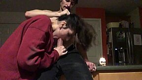 oops amateur arab milf drools sloppy on fat cock midnight munch