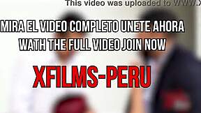 two guys dominate big tit redhead peruvian slut ass licking cowgirl ride
