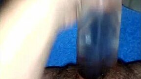 Wife Hayley Shoves Big Dildo Deep in Her Pussy Pt1