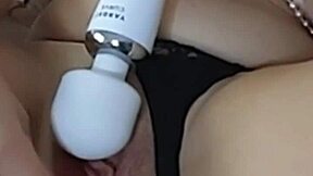 my vibrator teases clit as lush pulses deep in pussy