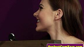 master bind this british babe for intense bdsm facial cumshot