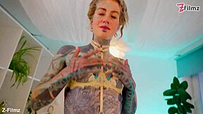 damn bbc owns that alt goth babe balls deep in ass atm facial finish