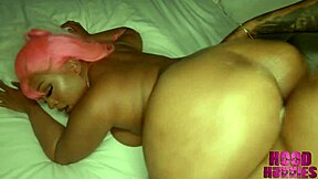 thick bbw nympho milf gags on bbc thug dick deepthroat creampie in wet pussy