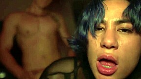 she totally digs submission, slurping cock, wild fucking, creampie in pussy