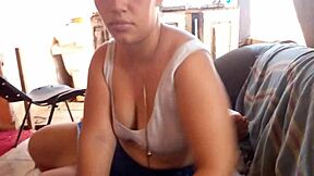argentinian cunhadinha sucks cock then fucks for bro's video
