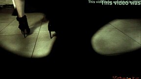 masked sub crawls leashed for mistress boots heels humiliation pov sadism