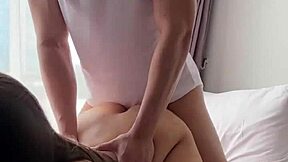 i came twice riding cock! petite asian pussy creams garage doggy