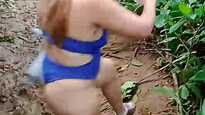 hey, let his friend suck my tits deep in the woods...