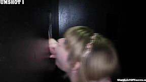 damn evie you suck that monster cock like a total pro at the gloryhole