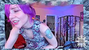 Hey cuties, check my horny girlfriend's nympho camshow fingering her huge tits with vibrator – part 1!