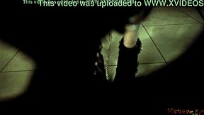 masked sub crawls leashed for mistress boots heels humiliation pov sadism