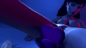 Giantess nighttime anal vore stretches huge fetish toy insertion