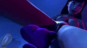 Giantess nighttime anal vore stretches huge fetish toy insertion