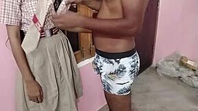 OMG! INDIAN DESI SCHOOLGIRL Takes BOYFRIEND'S BIG COCK In VILLAGE FUCK Frenzy!