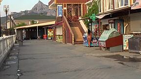 Naughty Milf Mommy Nude Public Street Outdoor Flashing Stroll