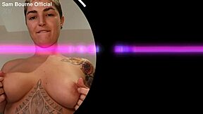 sentence case: pretty blonde georgie weare rides huge cock doggystyle with dirty talk