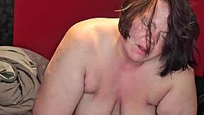damn this preggo milf's big tits smother my face good