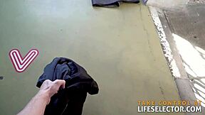 GYMSLUTS IN WILD BLONDE BRUNETTE FOURSOME - BENT COWGIRL DOGGY POV RIDE!